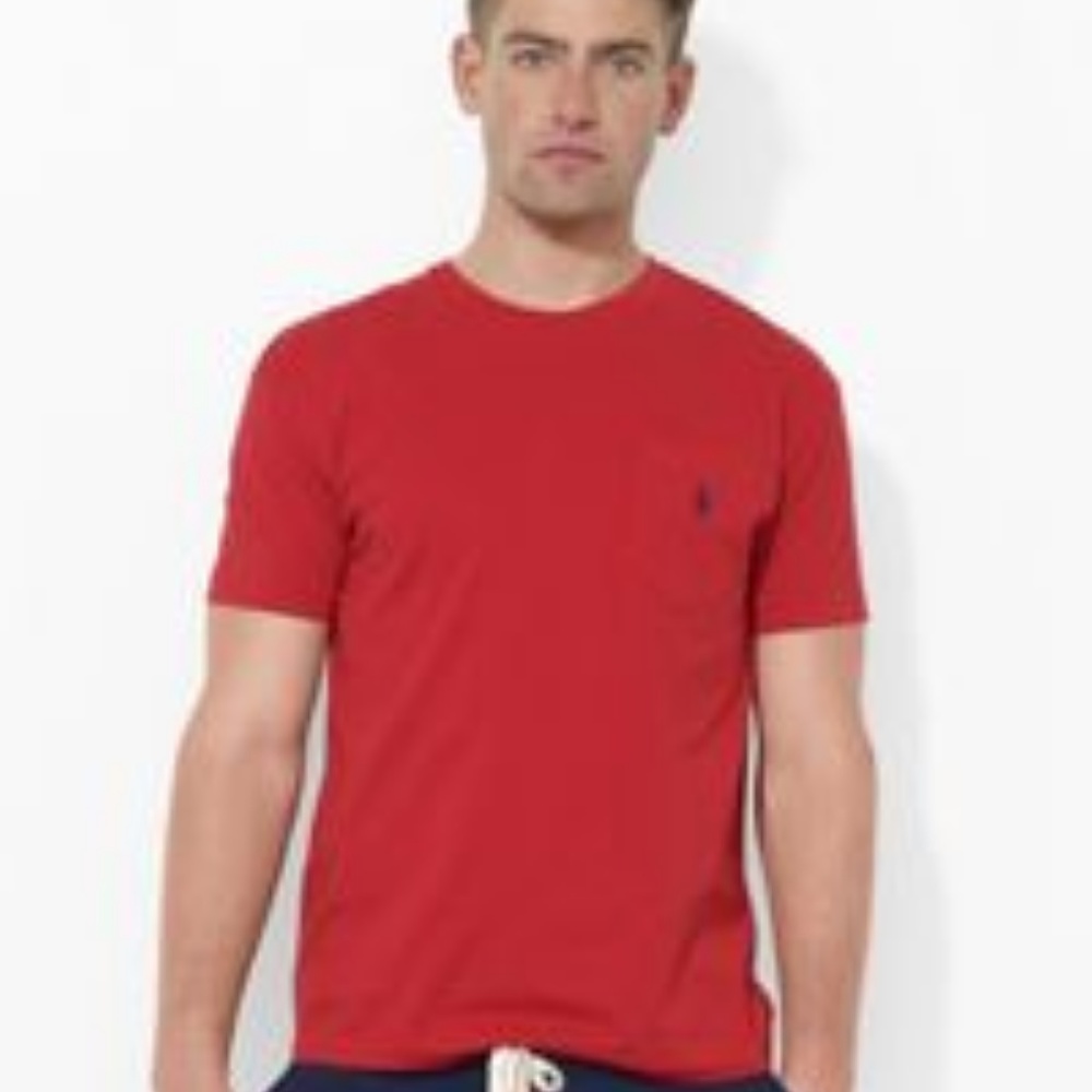 Red Polo Classic Fit Short Sleeved Cotton